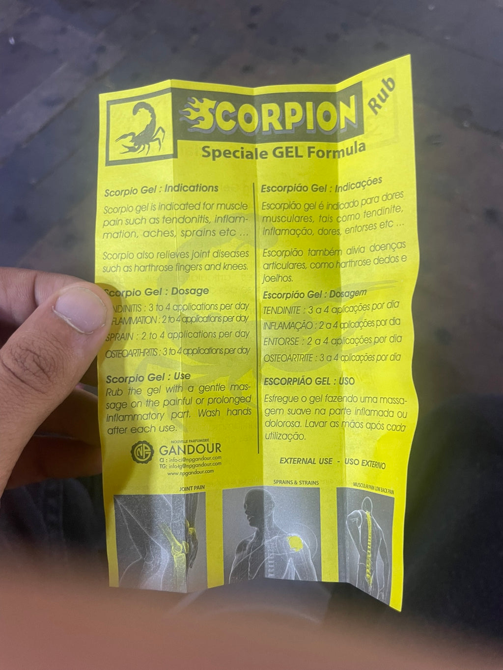 Title: SCORPION RUB – 30 ml