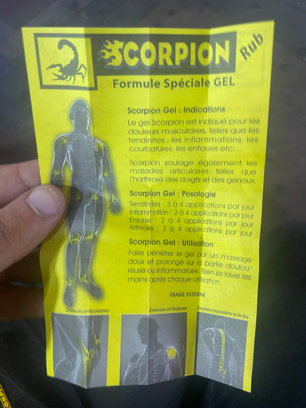 Title: SCORPION RUB – 30 ml